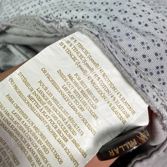 Peter Millar Collection Shorts Mens 34 Gray 9” Golf Chino Flat Front MS21RT14 - Picture 4 of 9